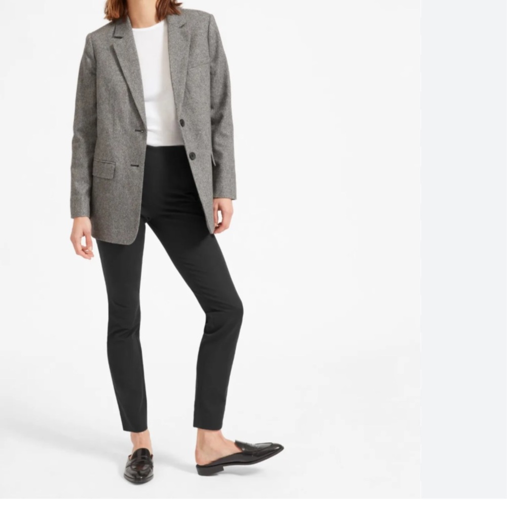Everlane Side Zip Work Pant - Black NWOT